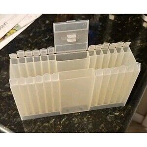 Tupperware Tuppertoys ART LOCKER  crayon & art supply storage Vintage 1987 USABC